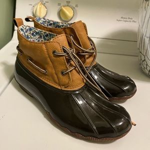 Blue Suede Shoes Duck Boots 8.5